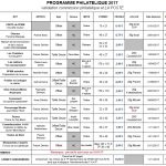 Programme Philatélique 2018